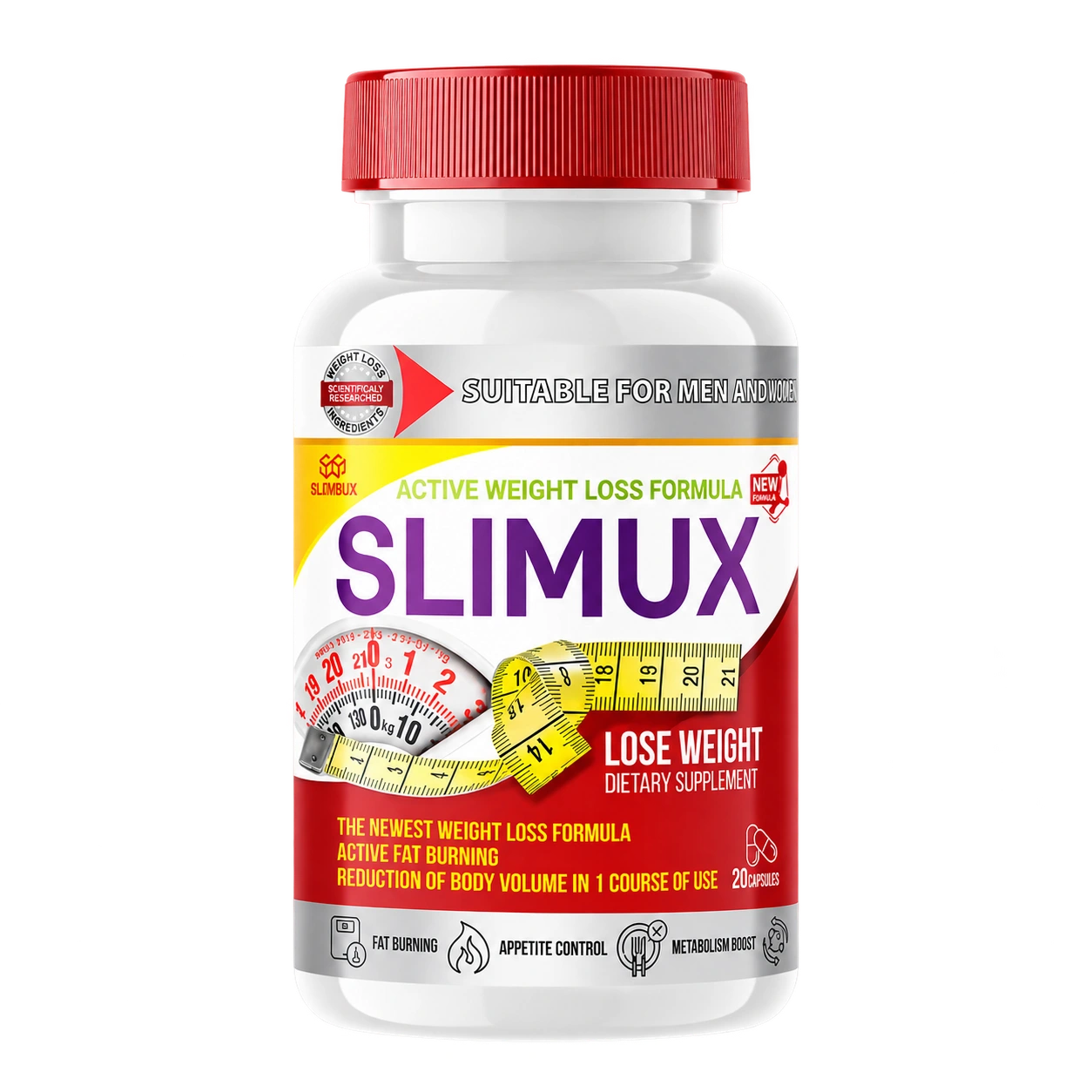 Slimux : contenant du produit